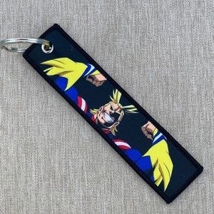 NEW My Hero Academia All Might Jet Tag Keychain
